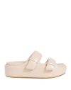 Ash Woman Sandals Blush Size 7 Soft Leather In Pink