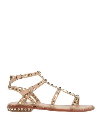 Ash Woman Sandals Blush Size 8 Leather