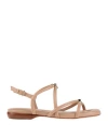 Ash Nude Low Sandal With Padded Straps In Pink