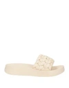 Ash Woman Sandals Off White Size 6 Soft Leather