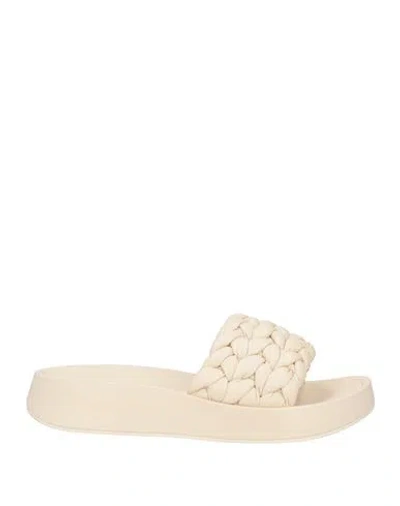 Ash Woman Sandals Off White Size 6 Soft Leather