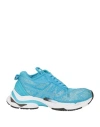 Ash Woman Sneakers Azure Size 8 Textile Fibers In Blue