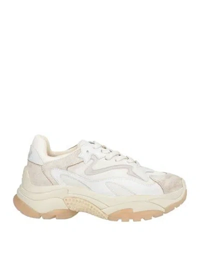 ASH ASH WOMAN SNEAKERS BEIGE SIZE 10 LEATHER
