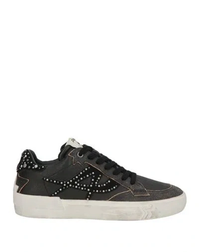 Ash Woman Sneakers Black Size 6 Calfskin