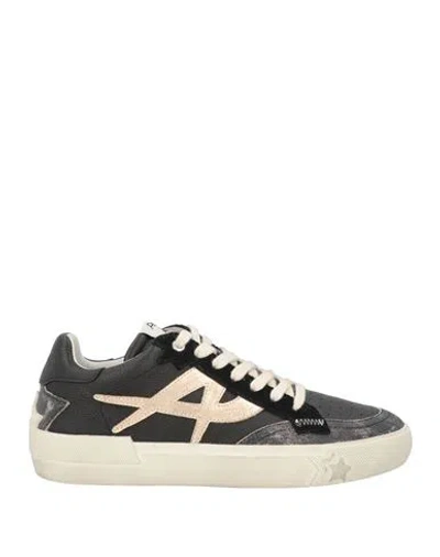 Ash Moonlight Retro Sneaker In Black/gold