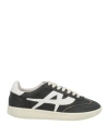 Ash Sunset Leather Sneaker In Black