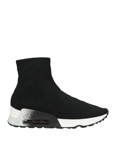 Ash Woman Sneakers Black Size 8 Textile Fibers