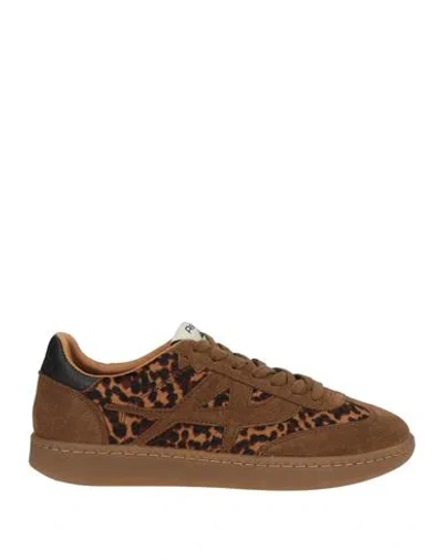 Ash Woman Sneakers Brown Size 6 Leather