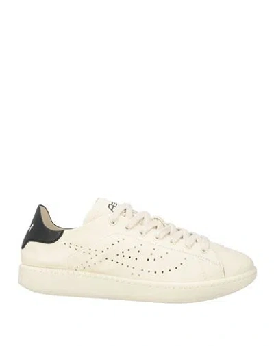 Ash Woman Sneakers Cream Size 7 Leather In White