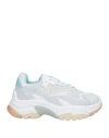 Ash Multicolor Leather Sneakers In Grey