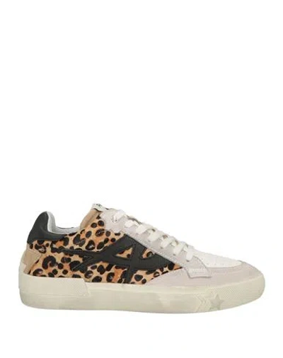 Ash Woman Sneakers Light Grey Size 7 Leather