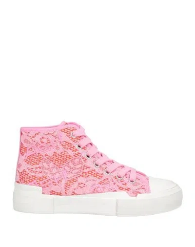 Ash Woman Sneakers Pink Size 8 Textile Fibers