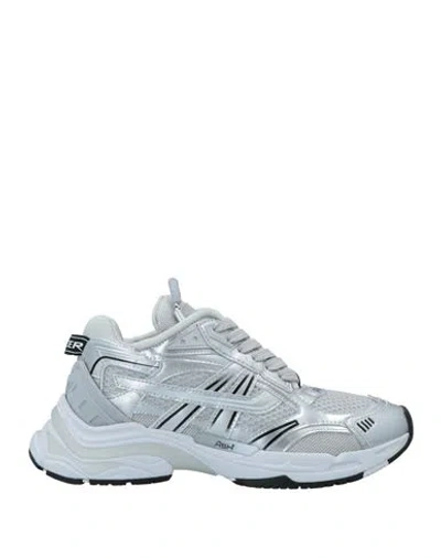 Ash Woman Sneakers Silver Size 11 Textile Fibers