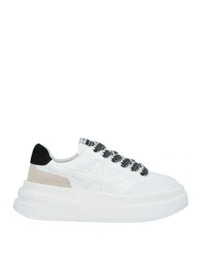 Ash Woman Sneakers White Size 8 Calfskin