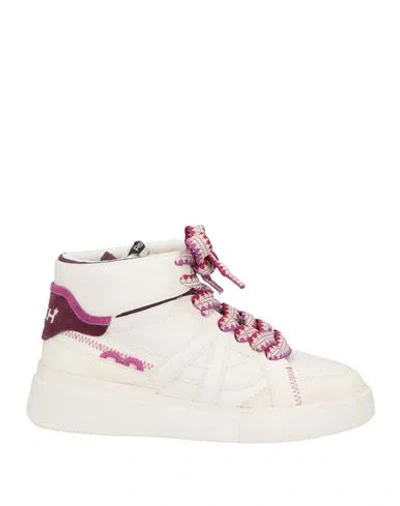 Ash Woman Sneakers White Size 8 Textile Fibers