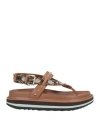Ash Sandals Brown In Beige