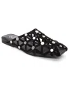 Ash Bone Stud-embellished Cut-out Sandals In Black