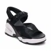 Ash Diva Slingback Platform Sandal In Black