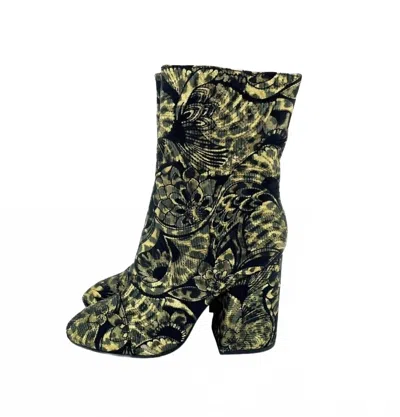 Ash Women's Flora Metallic Jacquard Ankle Boots In Multicolor