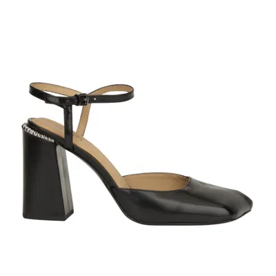 ASH WOMEN'S HEEL SHOES ASH - SOFT POLISH CALF BLACK - BLACK
