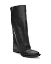 Ash Jackson Texan Boots In Black Leather In Black