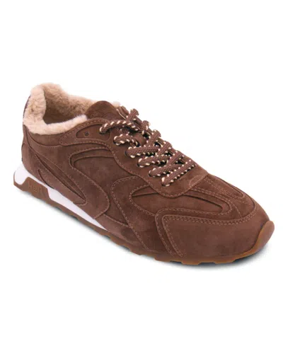 Ash Women's Kasar Fur Lace-up Sneakers In Mink