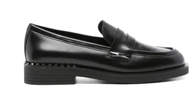 ASH WOMEN'S LEATHER STUDDED SLIP-ONS