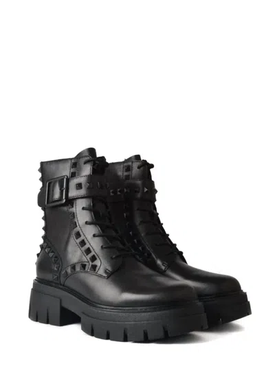 Ash Women's Lewis Studs Boot In Black