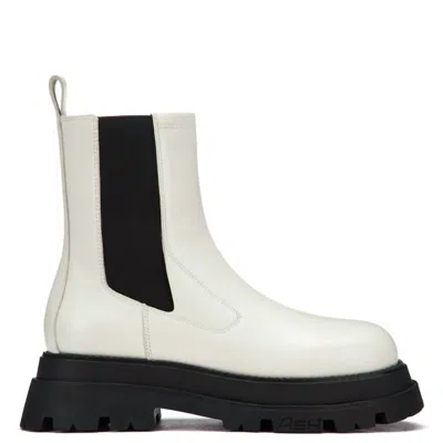 Ash Women's Loud Pull On Chelsea Platform Boots In Tofu In Multi