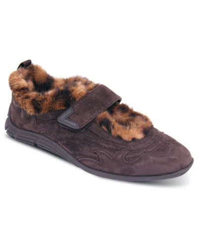 Ash Women's Magda Fur Mary Jane Ballet Sneakers In Multi