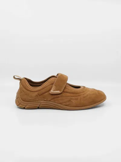 Ash Women's Magda Saddle Sneaker In Tan In Brown