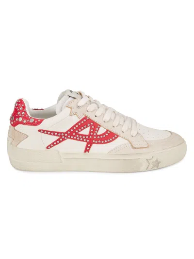 Ash Women's Midnight Studded Leather Low-top Sneakers