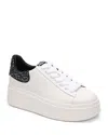 Ash Round Head Low-cut Casual Shoes In White/black