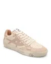 Ash Ivory White Calf Leather Moonlight Stud Sneakers In Cuiou
