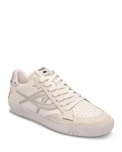 Ash Women's Moonlight Studded Sneakers In Beige/white