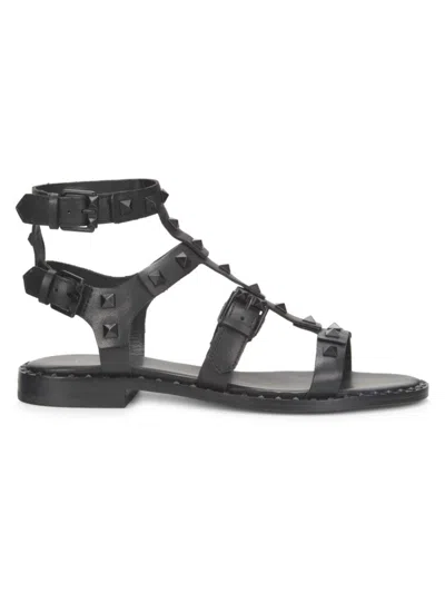 Ash Women's Pacific Leather Gladiator Flat Sandals