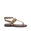 Ash Leather Patchouli Sandals In Brown