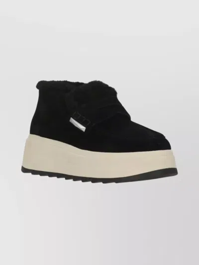 ASH WOMEN'S PLATFORM LOAFERS ROUND TOE