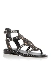 Ash Plaza Cage Sandal In Black
