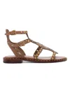 Ash Sandalo Plaza02 Cinnamon In Leather Brown