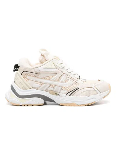 Ash Race Panelled Sneakers In Beige