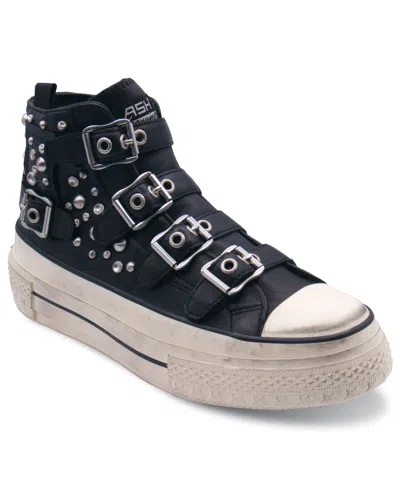 Ash Women's Rainbow Studs Platform Sneakers In Black