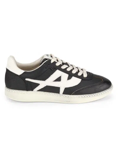 Ash Women's Sonny Leather Low Top Sneakers In Beige Black