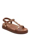 Ash Ugo Cannella Sandals In Camel Brown In Cinnamon