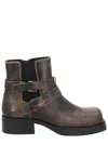 Ash Yuri Leather Boot In Brown