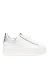 Ash Moby Bis White Silver Sneaker