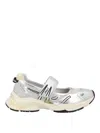 Ash Rolls Polyurethane Metallic Silver Sneakers In Silver