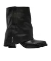 Ash Round-headed Short Boots In Black