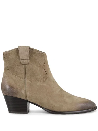 Ash 50mm Suede Boots In Brown