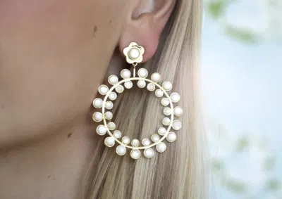 Asha Camille Hoops In Mother Of Pearl